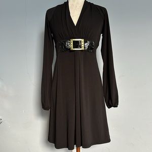 Candie’s Black Long Sleeve Women’s Dress Size M